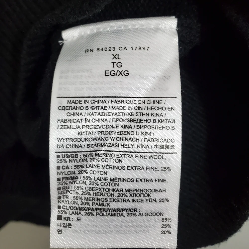 Banana Republic Colorblock Merino Wool Sweater